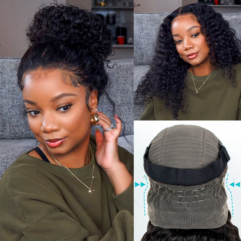 Flash Sale Invisi-Strap™ Snug Fit 360 HD Transparent Lace Wig Bleached Knots