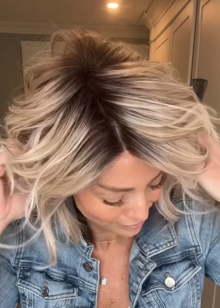 NEW! A-line Bob with waves wig
