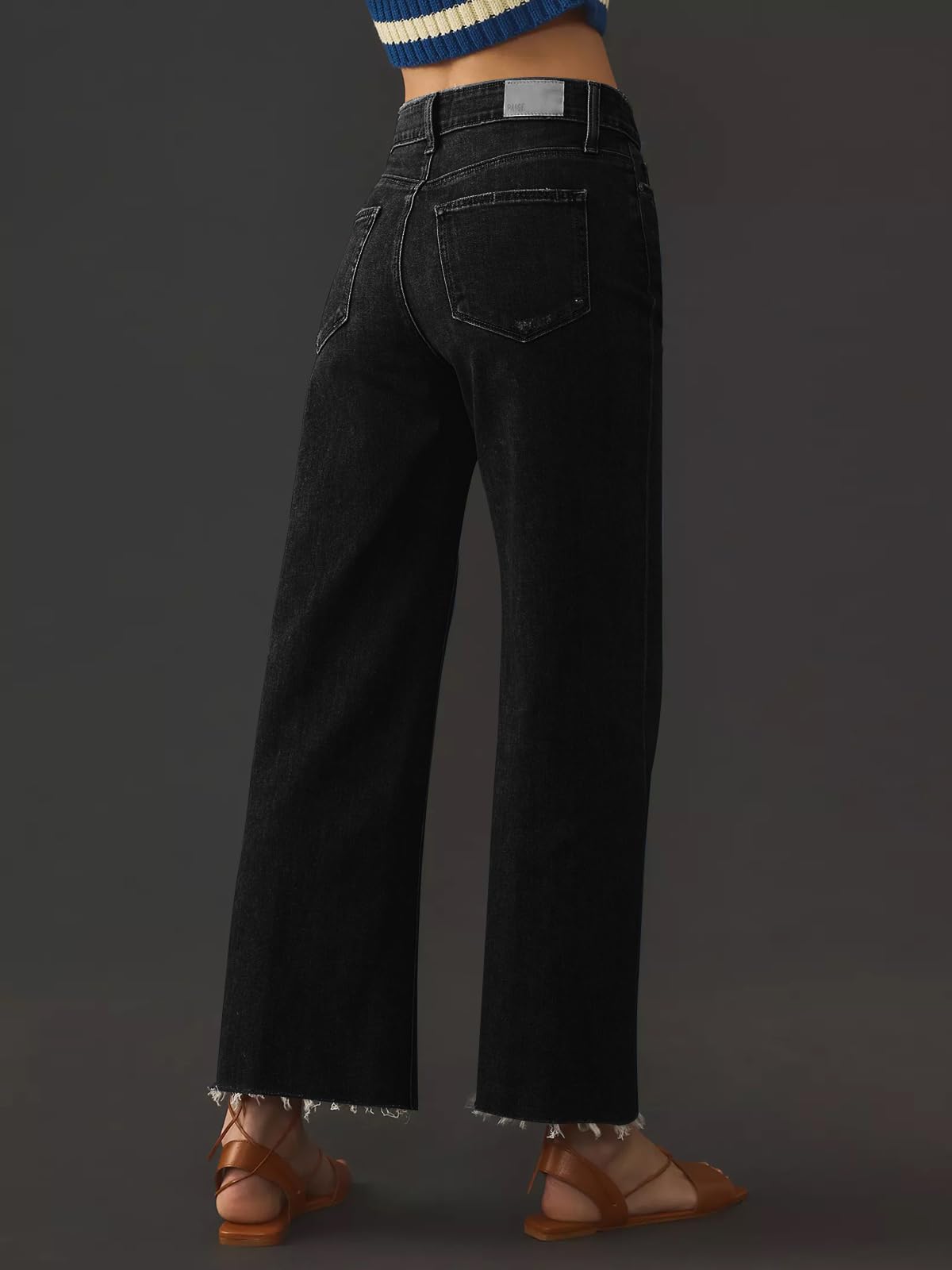 KUNMI Jeans for Women Wide Leg Baggy High Waist Boyfriends Straight Leg Stretchy Denim Pants Trendy Fall 2025