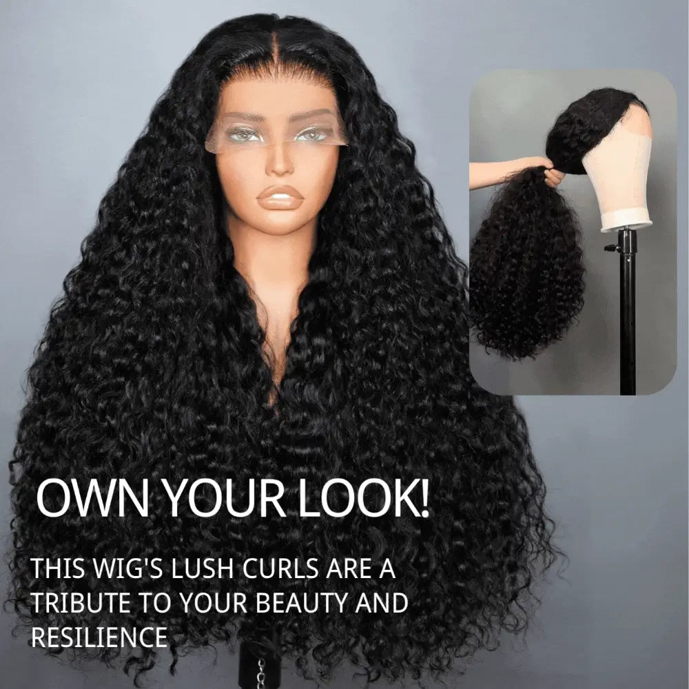 300% Density Luxury Deep Wave Virgin Human Hair HD Lace Wig Super Double Drawn Level - Amanda Hair