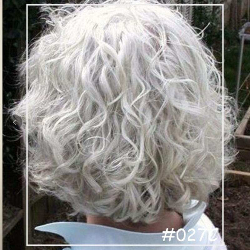 Aria New listing Natural Bob Curly Silk Top Base Hair Topper Easily blended with your own hair