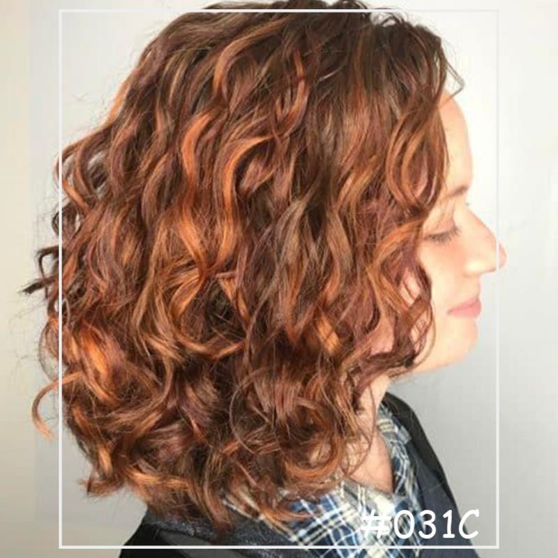 Aria New listing Natural Bob Curly Silk Top Base Hair Topper Easily blended with your own hair