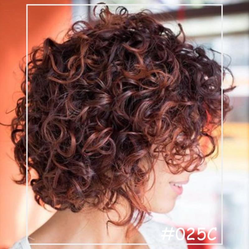 Aria New listing Natural Bob Curly Silk Top Base Hair Topper Easily blended with your own hair