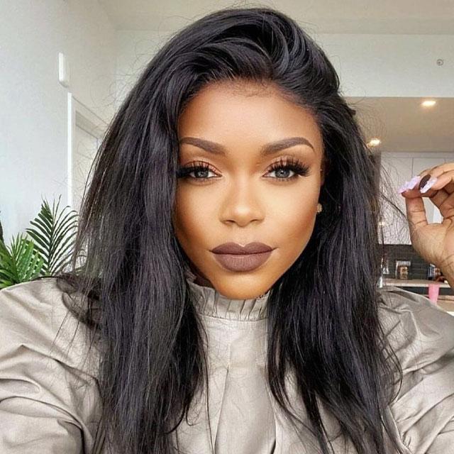 Straight with Cut Lace Wig