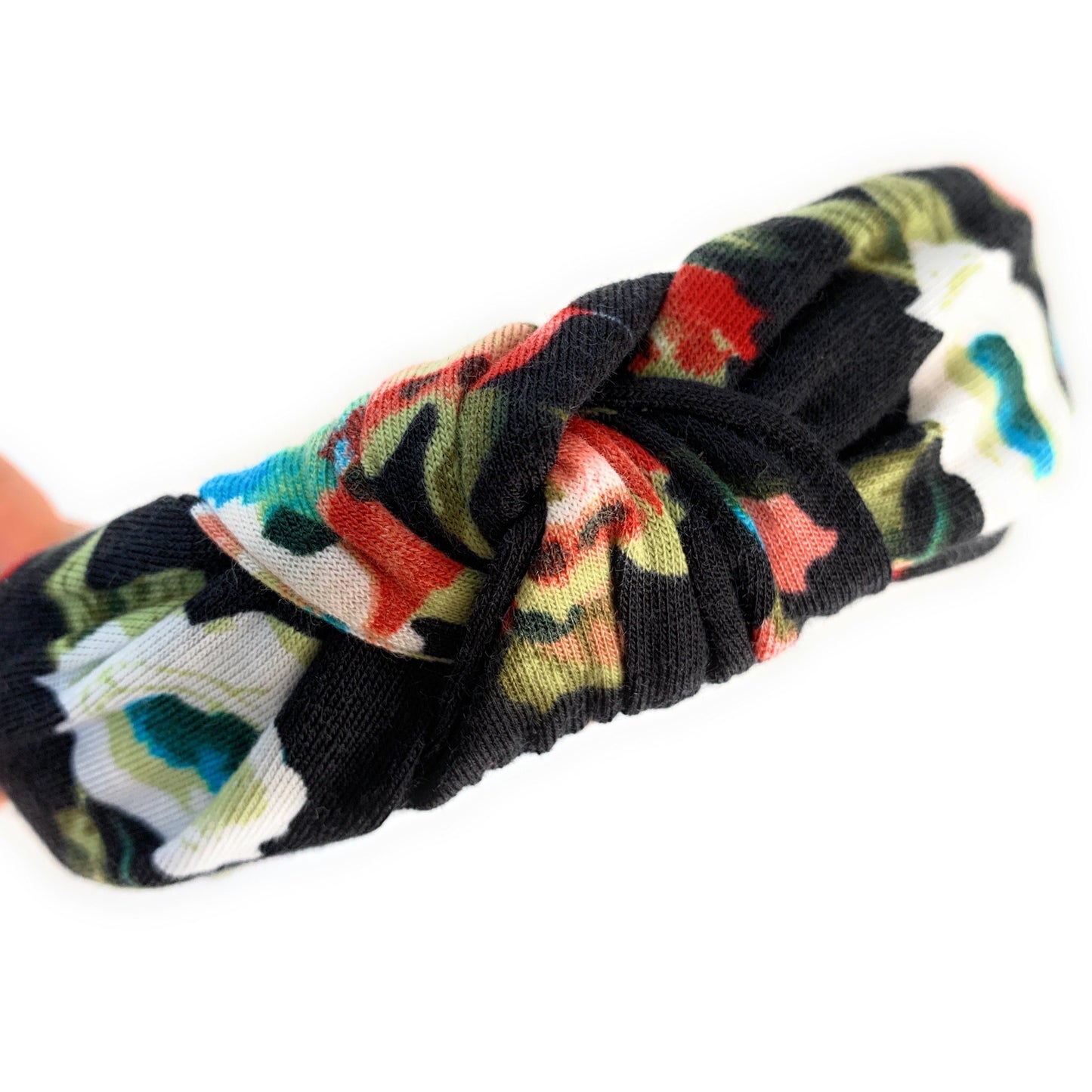 Floral Top Knot Headband