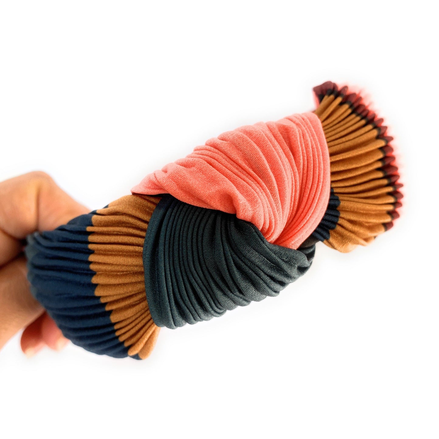Cora Knotted Headband (Coral)