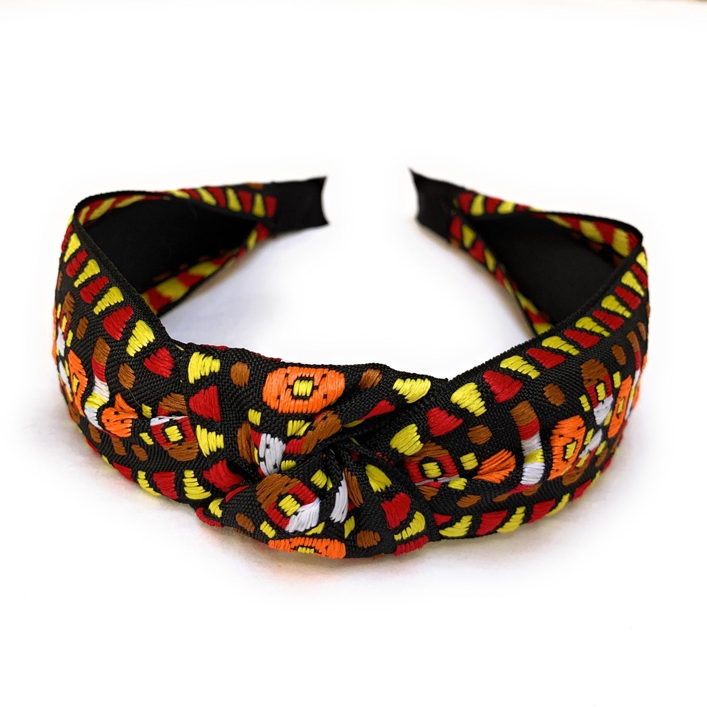 Embroidered Knot Headband (Izel)