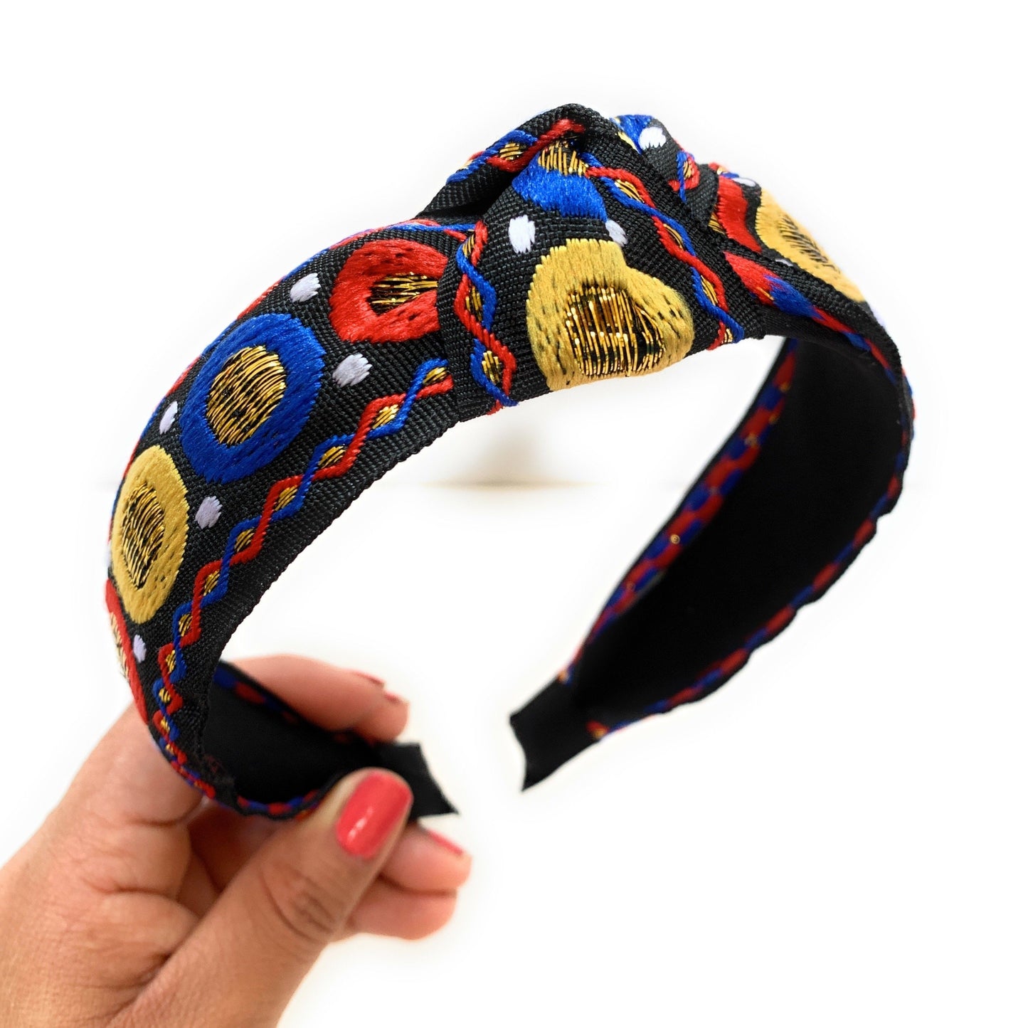 Embroidered Knot Headband (Akna)
