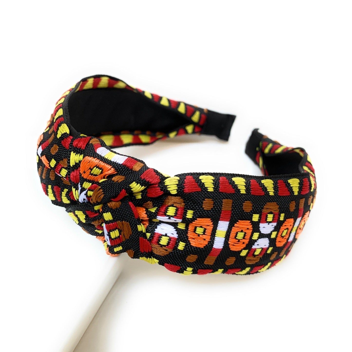 Embroidered Knot Headband (Izel)
