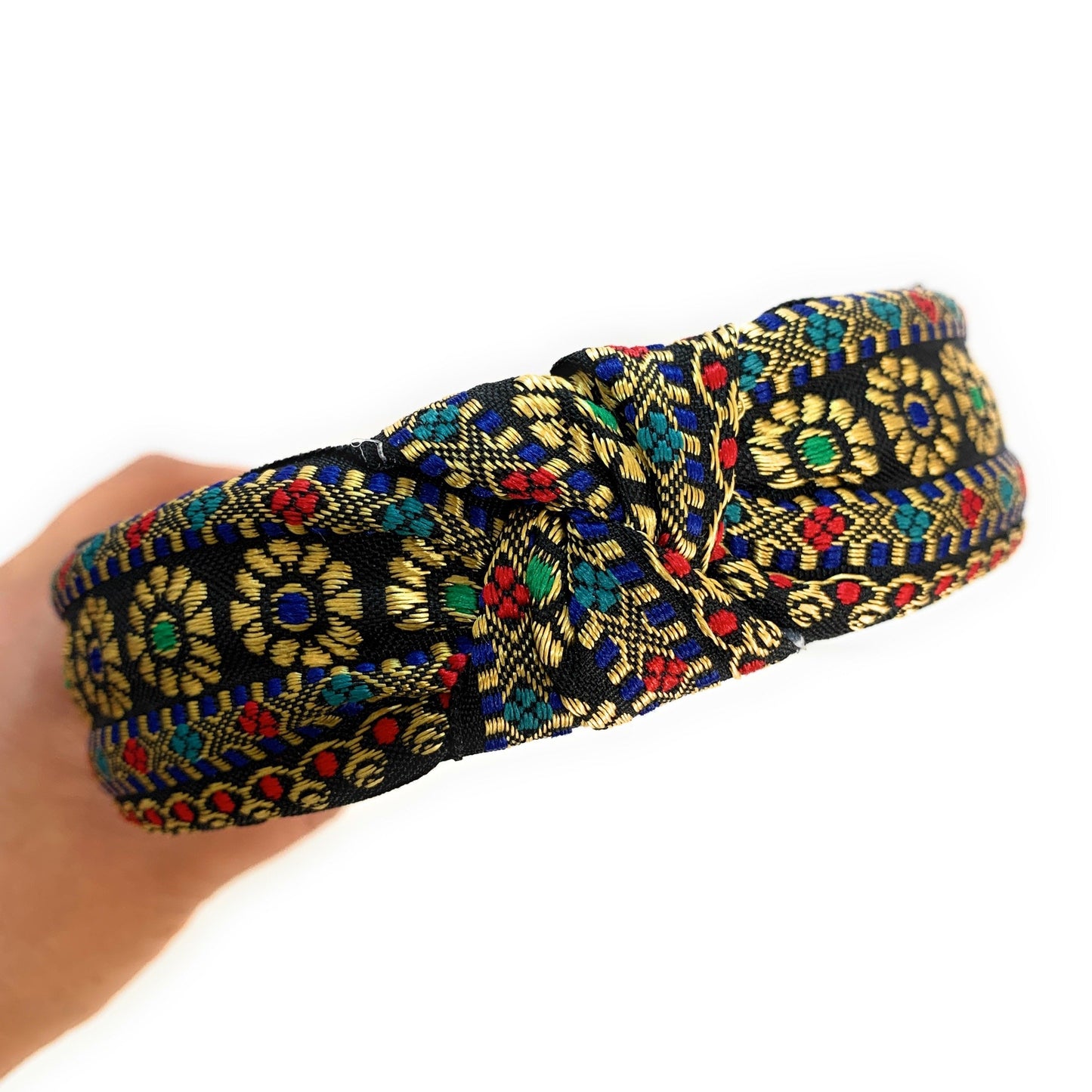 Embroidered Knot Headband (Colel)
