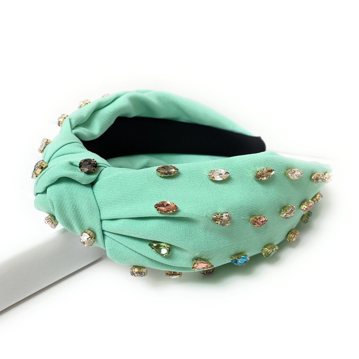 Jayde Knot Jeweled Headband