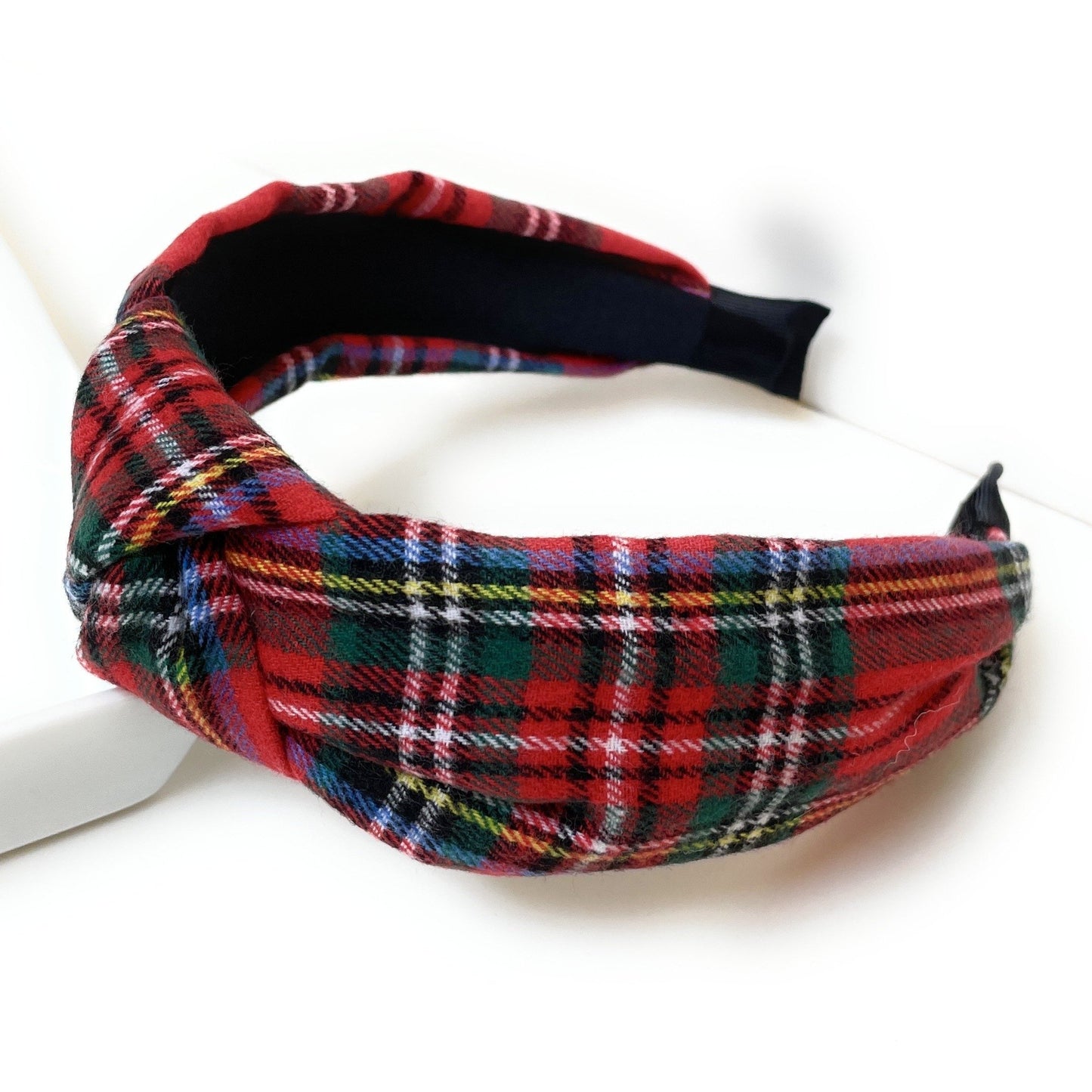 Holiday Plaid Knot Headband (more colors)