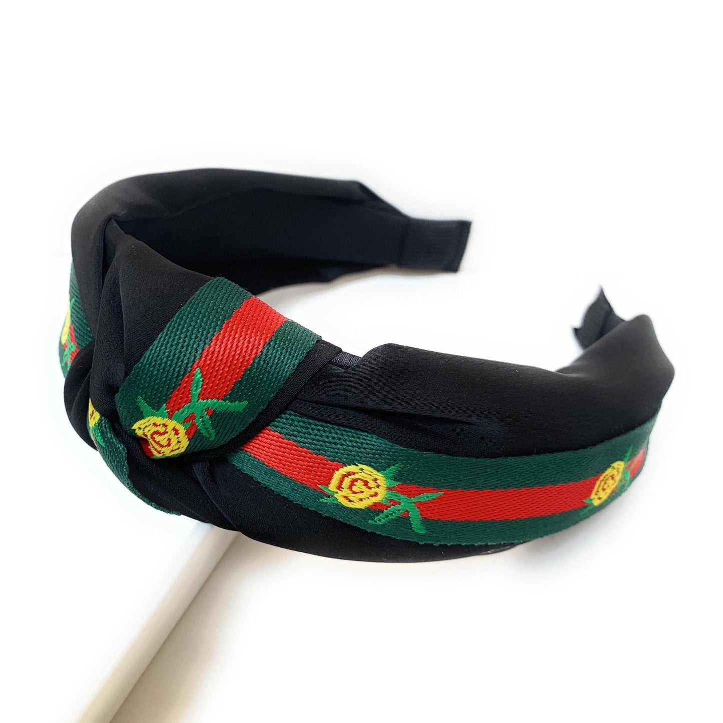 Rose Striped Ribbon Knot Headband (more colors)