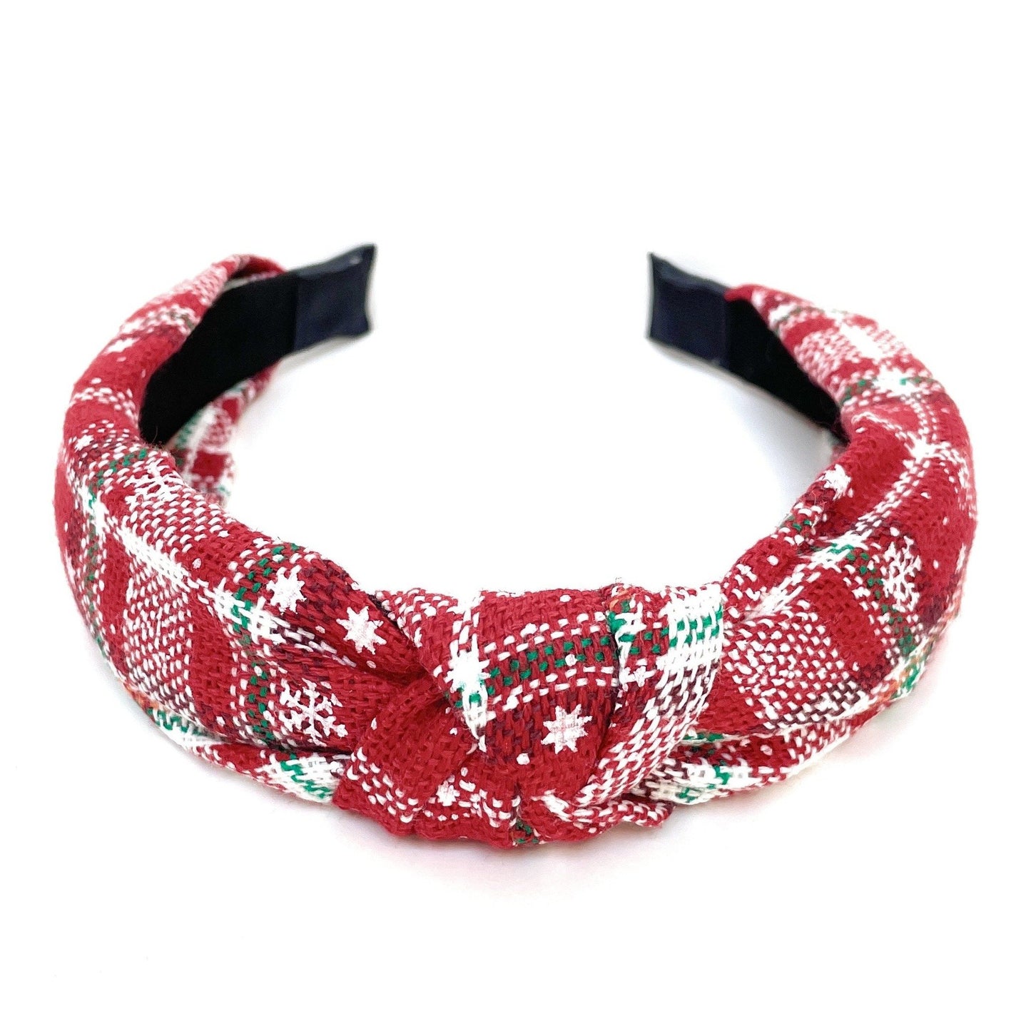 Holiday Lane Plaid Knot Headband