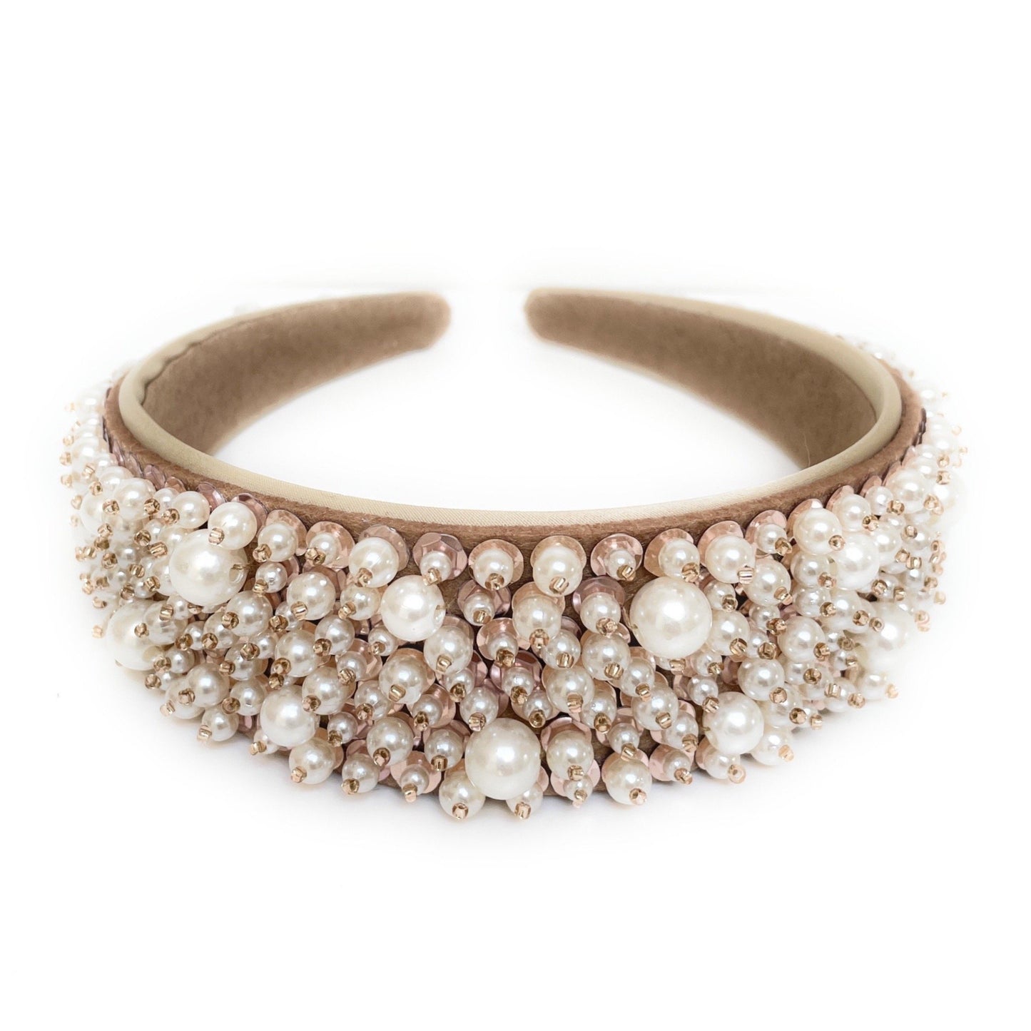 Pearl Headband (Beige)