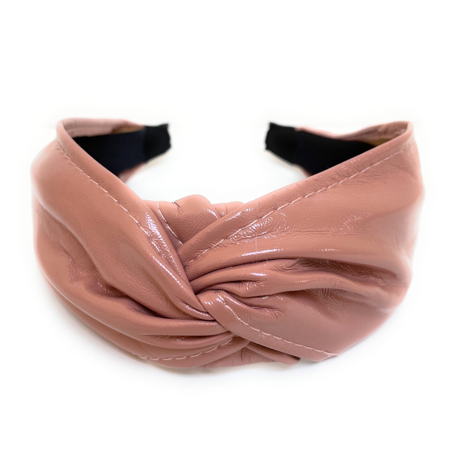 Effie Faux Leather Twist Headband