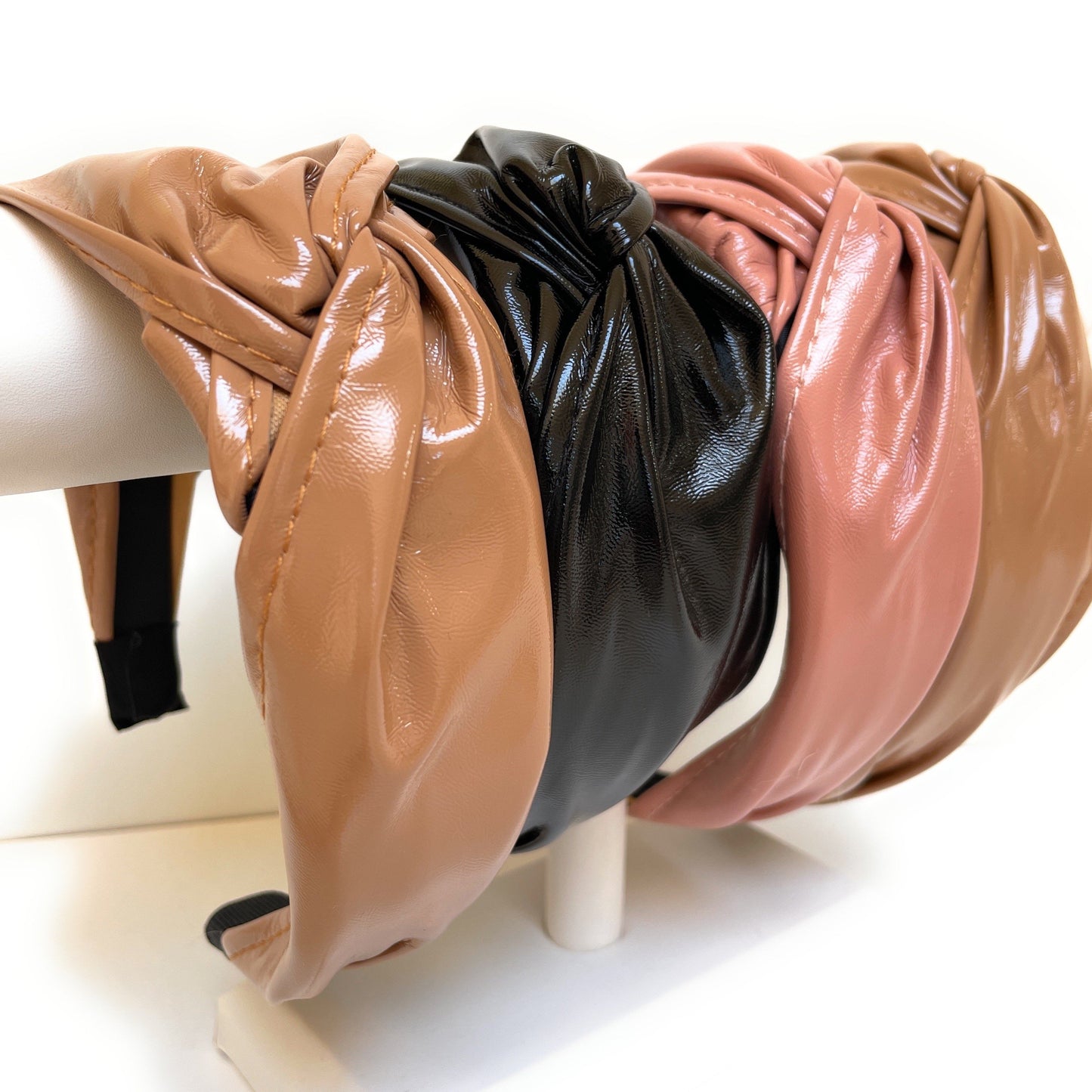 Effie Faux Leather Twist Headband