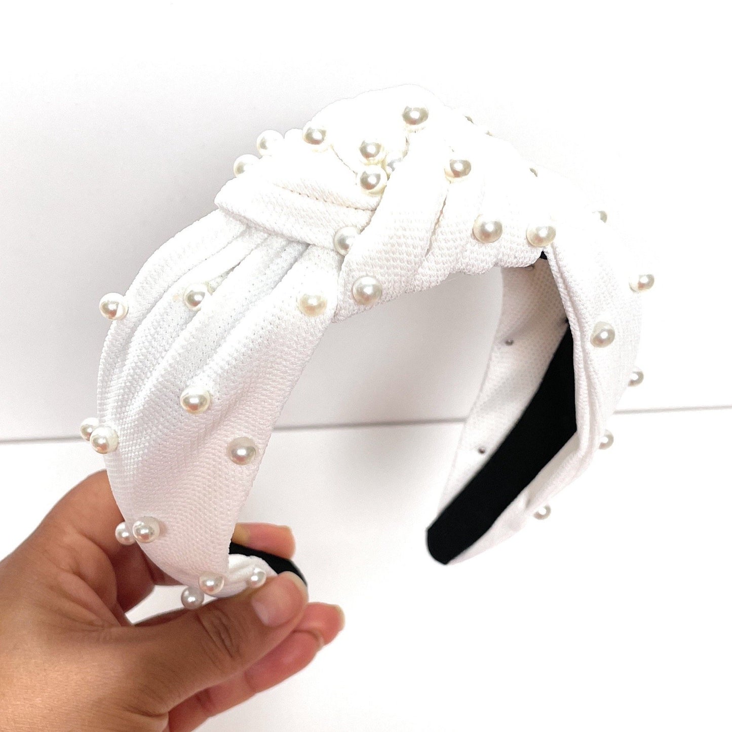 Neutral Pearl Knotted Headband (More Colors)