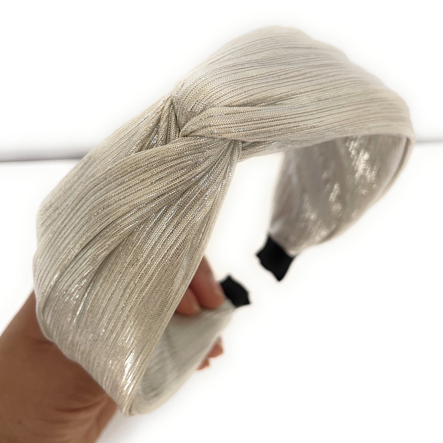 Metallic Twist Knot Headband