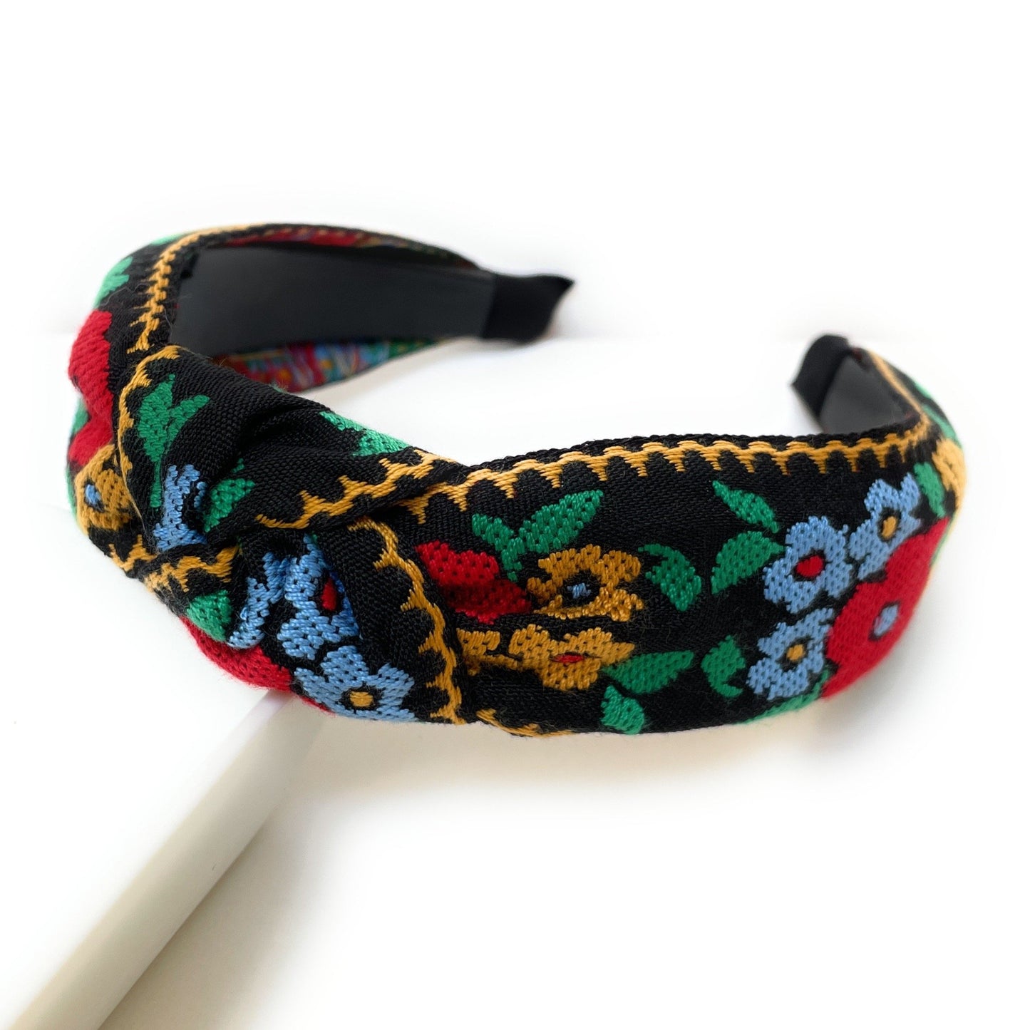 Maya Embroidered Knot Headband