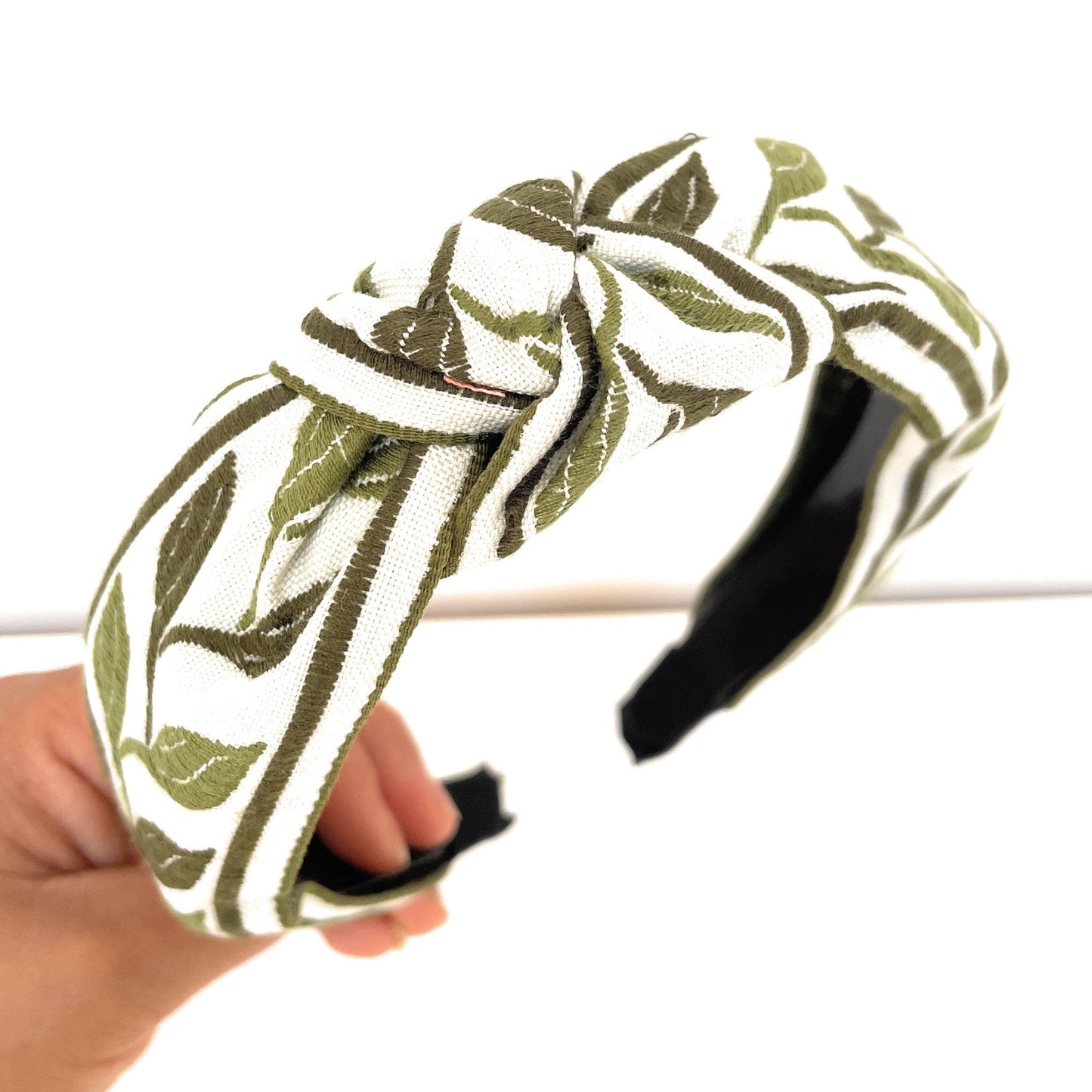 Itzel Embroidered Knot Headband