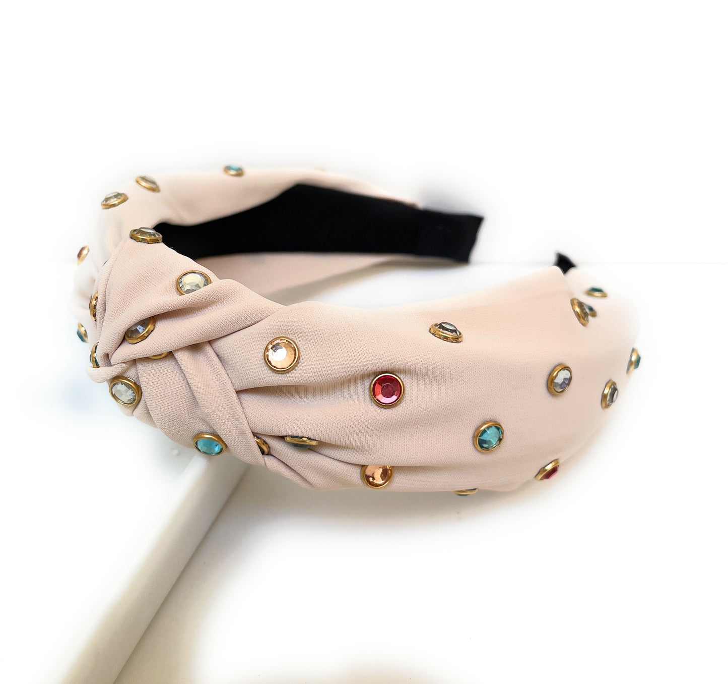 Neutral Jeweled Headband