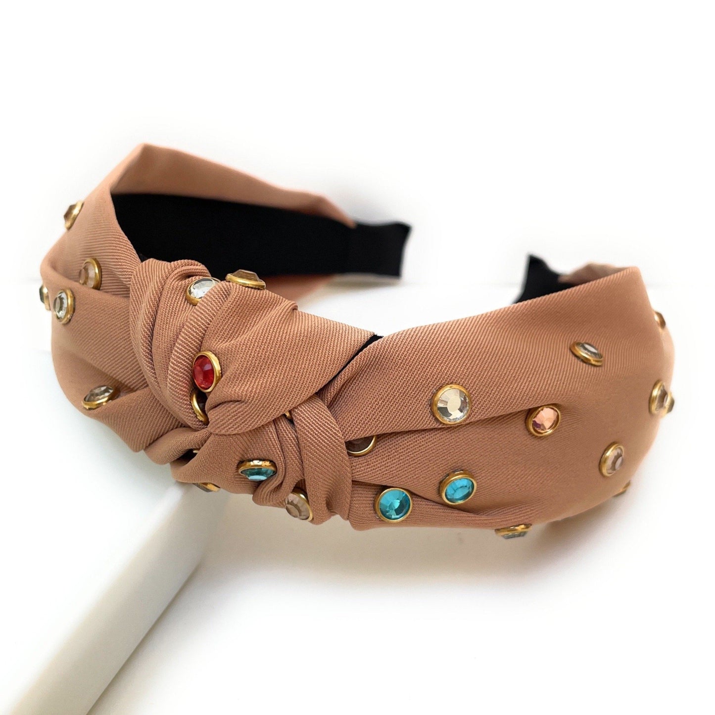 Neutral Jeweled Headband