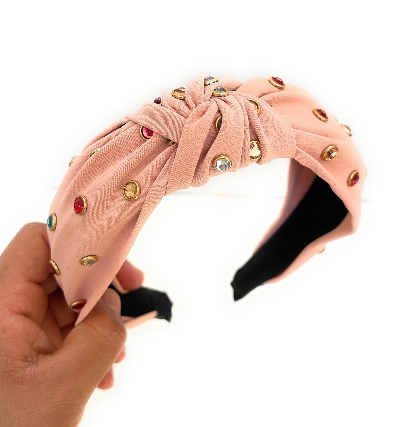 Neutral Jeweled Headband