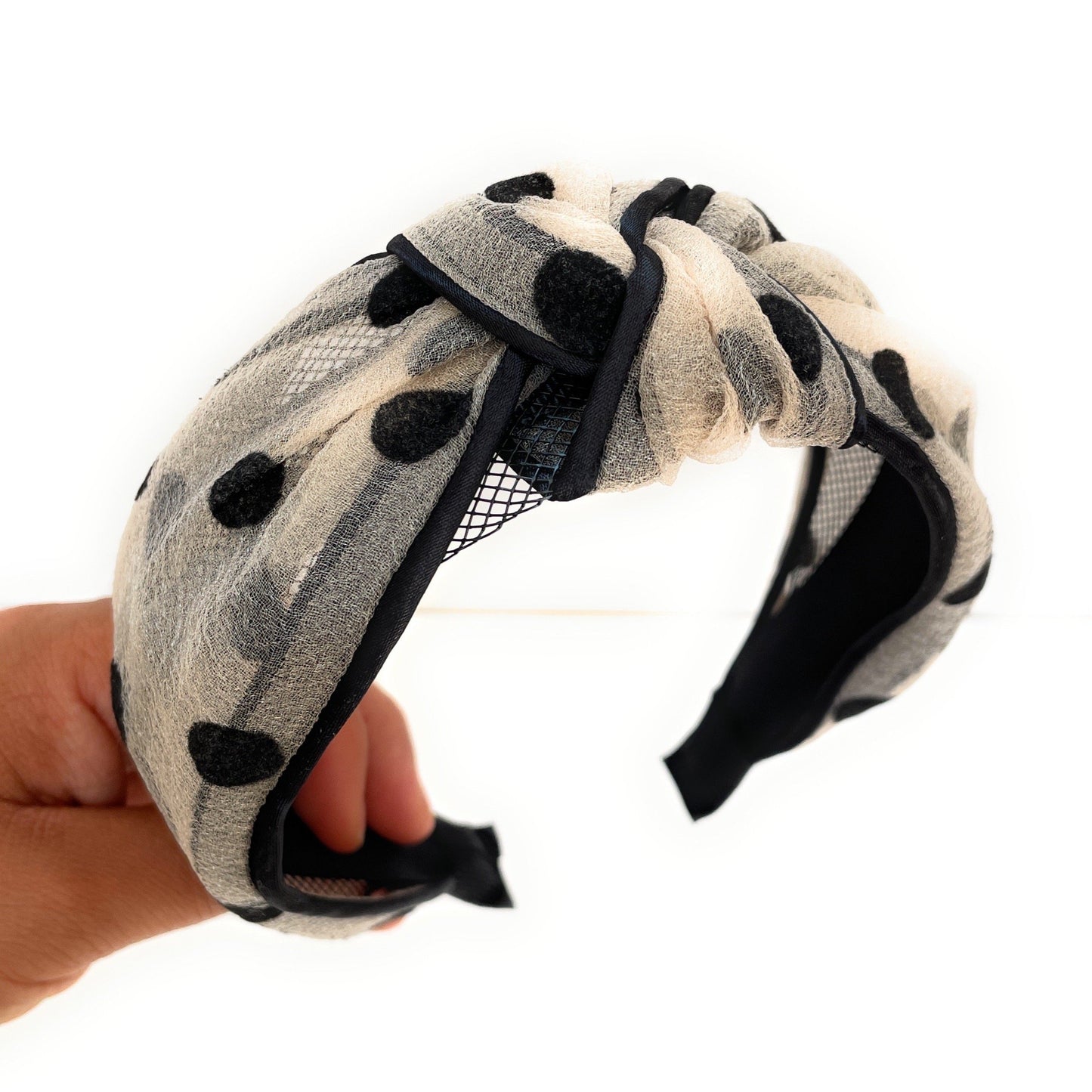 Polka Dot Knot Headband