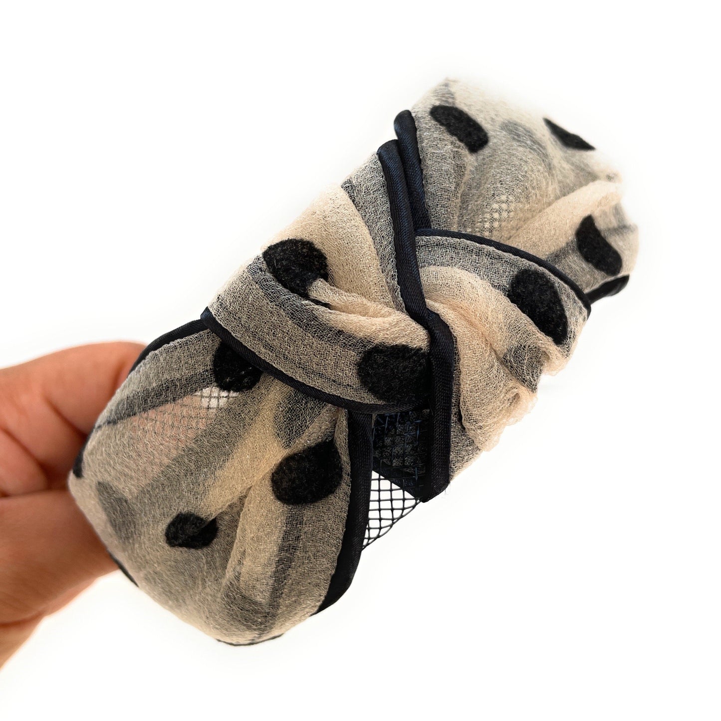 Polka Dot Knot Headband