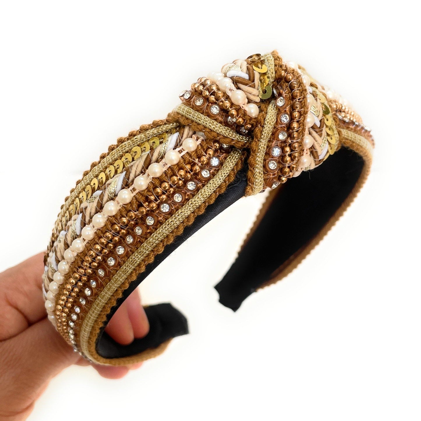 Top Knot Sequin Headband (more colors)