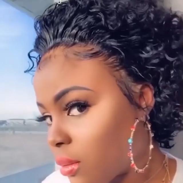 Hot Sale Pixie Cut Curly Wig