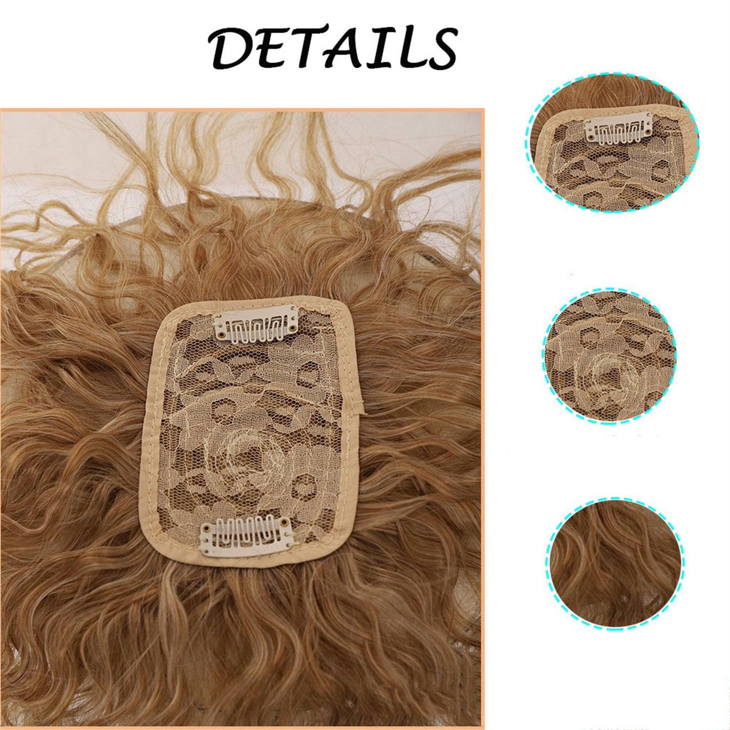 14'' Curly 3D Hair Extension With Bangs, Extensions Clip on Fringe Bangs, Human Hair Clip in Hair Bangs, Topper Real Hair Air Bangs, Gifts