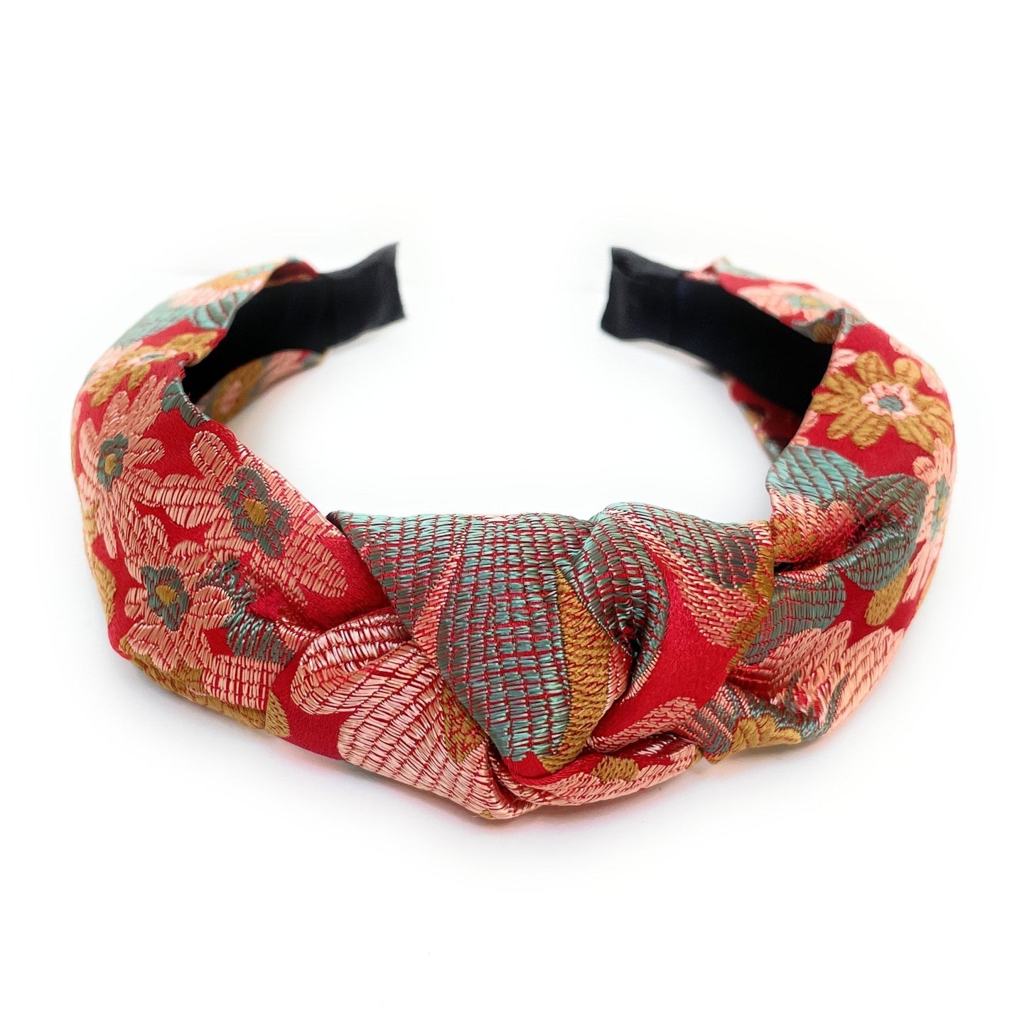 Vintage Floral Knot Headband