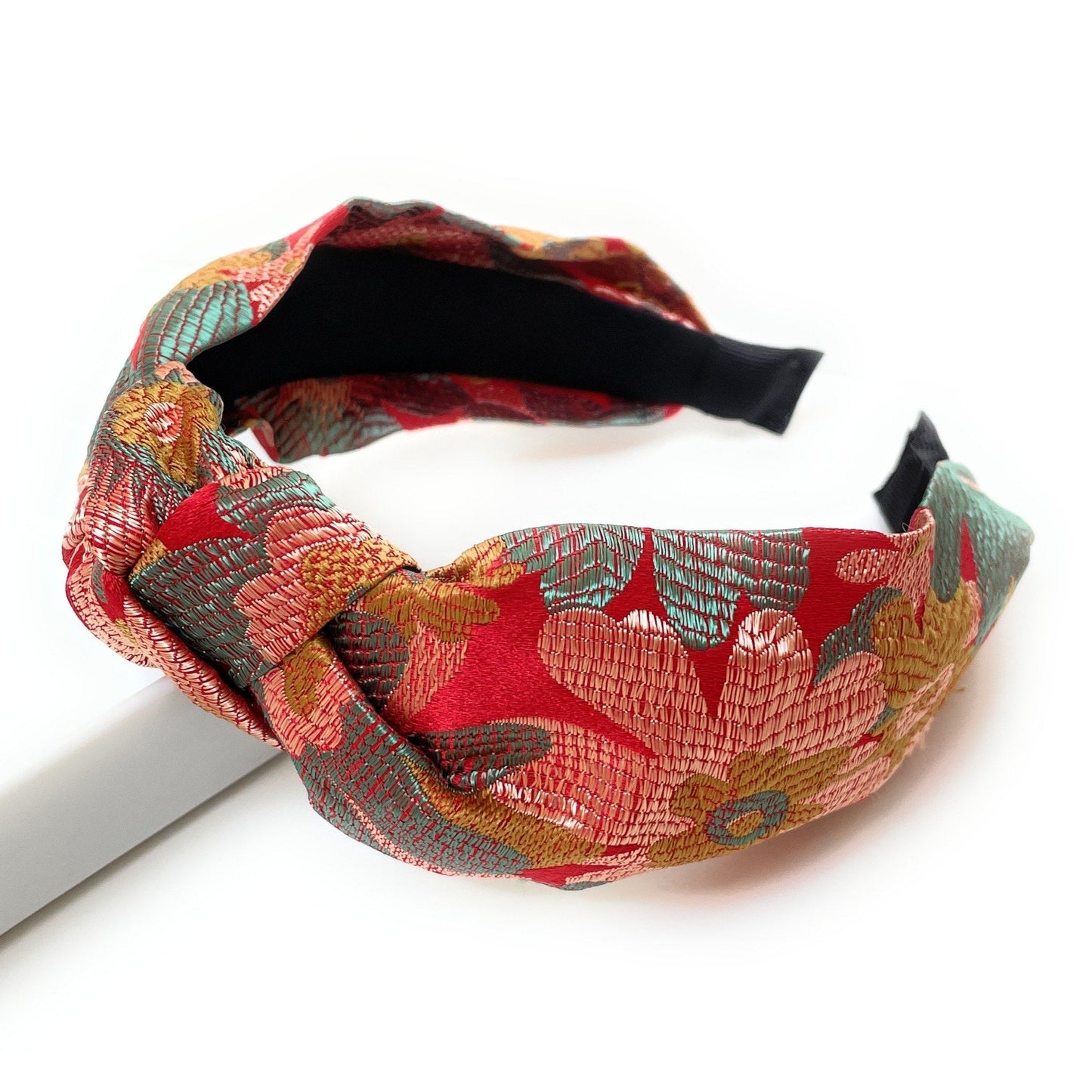 Vintage Floral Knot Headband