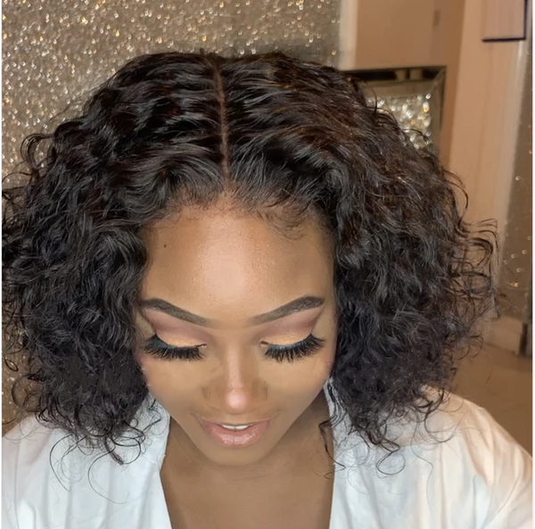 Brazilian Curly Charming Front Wig Frontal Wig