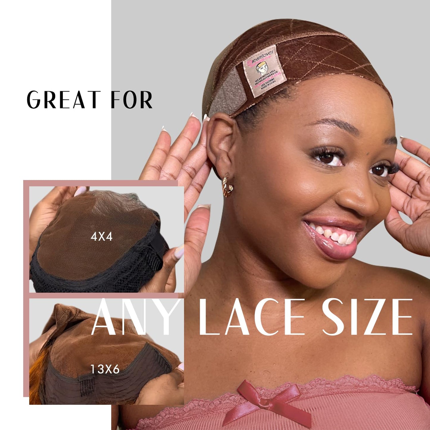 Wide Wig Grip Headband, Wig Grip Band for Securing, Nude, 1 Piece