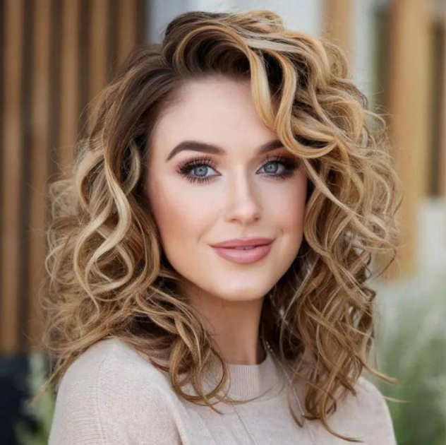 Hot Sale Fashion Curly Hair Toppers for Women with Thinning Hair