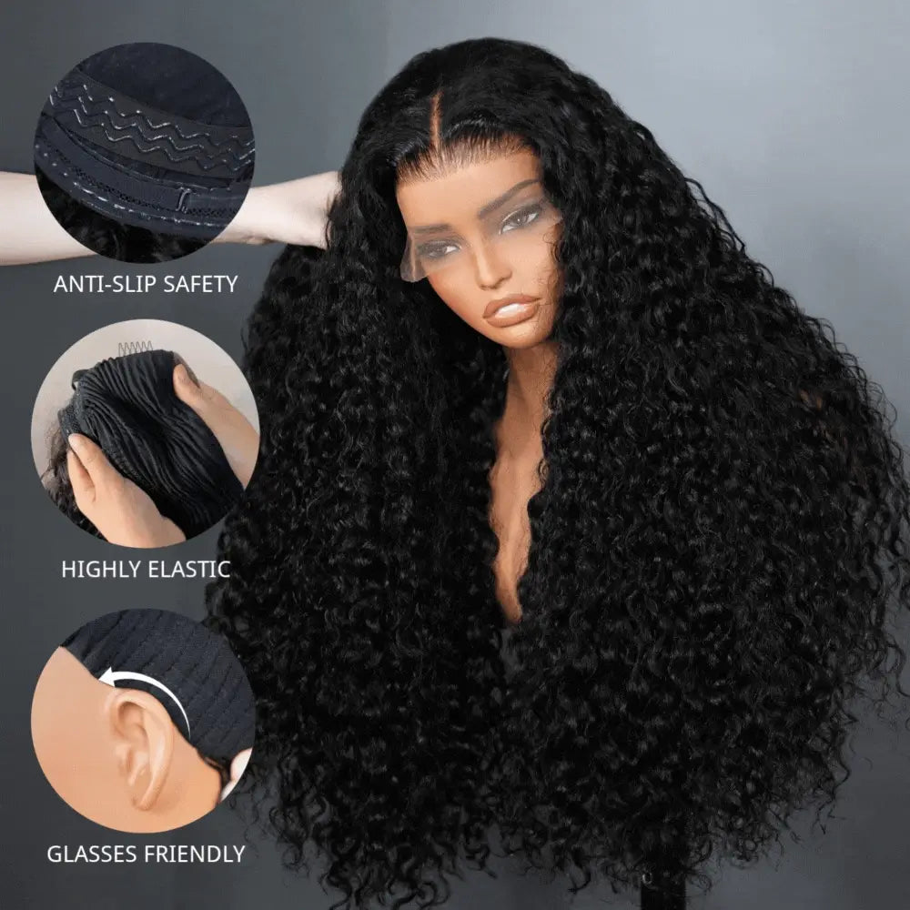 300% Density Luxury Deep Wave Virgin Human Hair HD Lace Wig Super Double Drawn Level - Amanda Hair