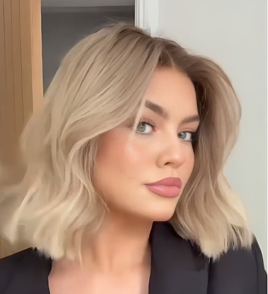 Lace Front Human Natural Hair for Women Add Fuller Hair Instantly