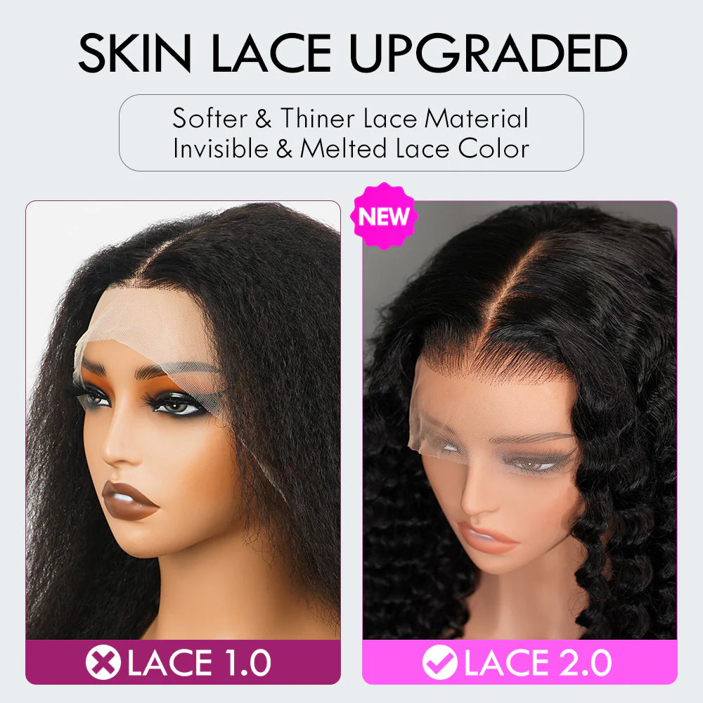 Two Tone Ombre Honey Blonde Glueless Curly Clear Transparent Lace Front Colored Wigs 100% Human Hair Wigs