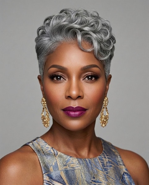 6 Inch Short Pixie Wigs For African American Women High Quality Natural Fashion Wigs