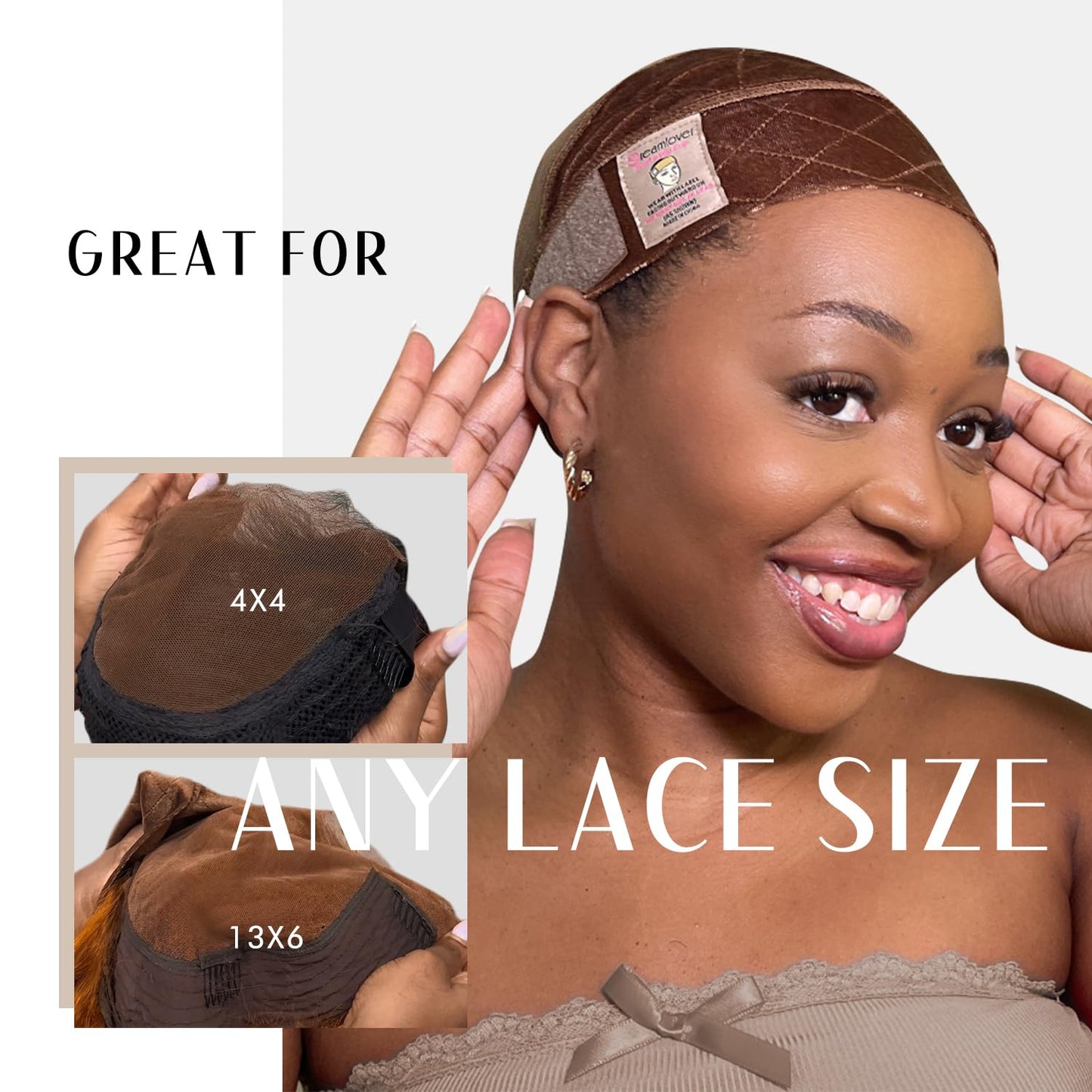 Wide Wig Grip Headband, Wig Grip Band for Securing, Nude, 1 Piece