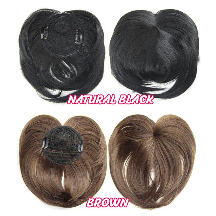 Short Natural Human Hair Toppers