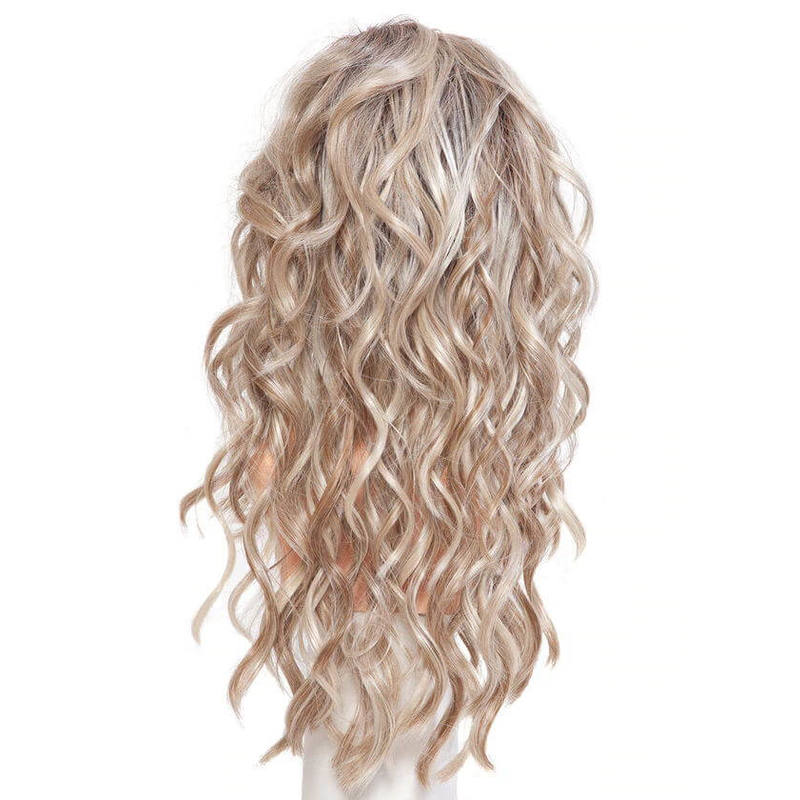 Aria New listing Natural Bob Curly Silk Top Base Hair Topper Easily blended with your own hair