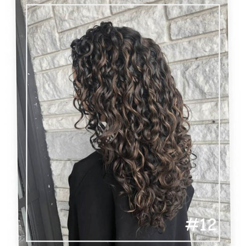 Aria New listing Natural Bob Curly Silk Top Base Hair Topper Easily blended with your own hair