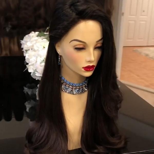 Long Wavy Wig Heat Resistant Daily Use