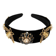 Bee Jeweled Headband (Black)