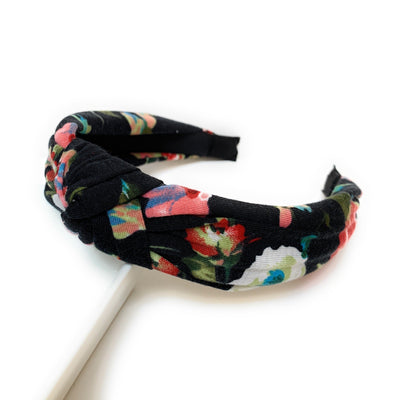 Floral Top Knot Headband