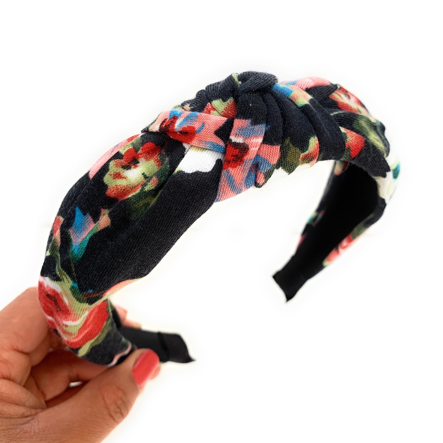 Floral Top Knot Headband